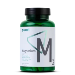 M3 - Magnesium, Zink en B6 (Puori) 120 of 180 capsules