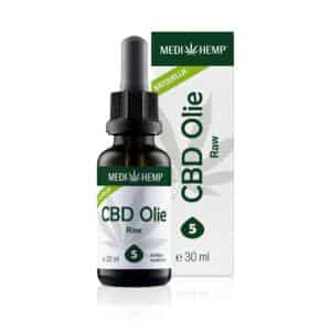 CBD olie Raw 5% 30ml (Medihemp - Wedihemp)