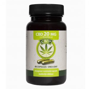 CBD Capsules 20mg (Jacob Hooy) 60 caps
