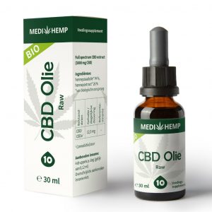 CBD Olie Raw 10% 30ml - 1000mg (Medihemp - Wedihemp)