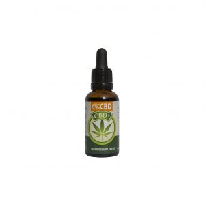 CBD+ olie Jacob Hooy 5% 30ml