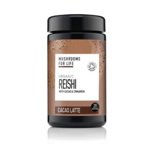 Reishi Cacao Paddenstoelen Latte 1000mg Bio (Mushrooms4Life) 140gr