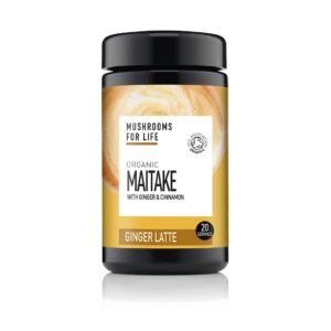 Maitake Gember Paddenstoelen Latte 1000mg Bio (Mushrooms4Life) 110gr