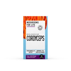 Cordyceps Paddenstoelen Capsules Bio (Mushrooms4Life) 60 capsules