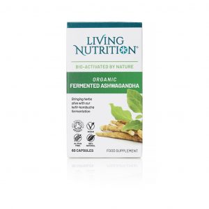 Ashwagandha,  Gefermenteerd Bio (Living Nutrition) 60caps