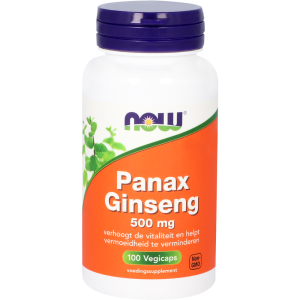 Panax Ginseng 500mg (NOW Foods) - 100 Capsules