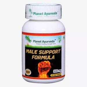 Male Support (Planet Ayurveda) 60 capsules - Shilajit, Ashwagandha, Tribulus