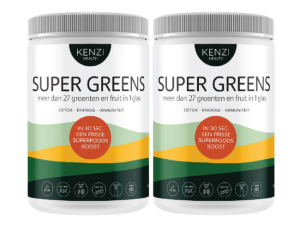 Kenzi Super Greens Duo pakket - 60 doseringen superfood & groentepoeder