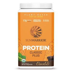 Sunwarrior Classic Plus Biologische Proteïne Chocolade 750 Gram