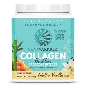 Sunwarrior Collagen Building Protein Peptides Tahitian Vanilla 500 Gram