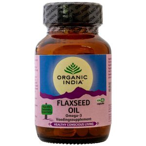 Flax seed oil Vegan (Organic India) 60 capsules