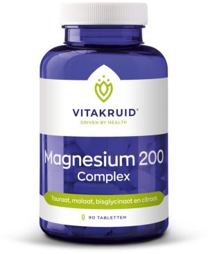 Magnesium 200 Complex (Vitakruid) 90 tabletten