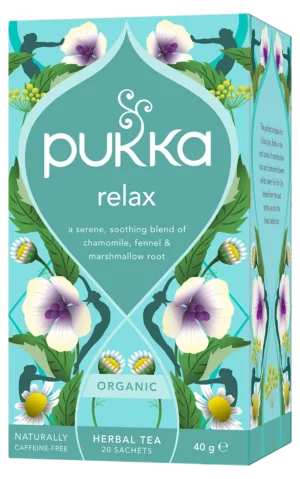 Relax Tea Organic (Pukka) 20 Zakjes -Cafeïnevrij