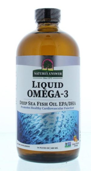 Vloeibaar Omega 3 DHA/EPA 1.150mg (Nature's Answer) 480ml