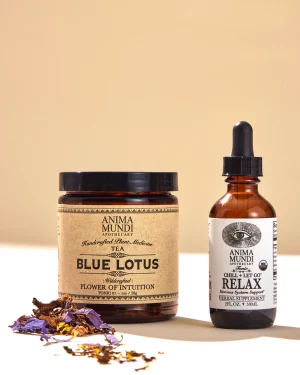 Relax Bundel (Anima Mundi): Blauwe Lotus + Relax Tonic