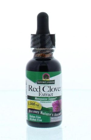 Red Clover Extract Alcoholvrij&nbsp;(Nature's Answer) 30ml - Rode Klaver