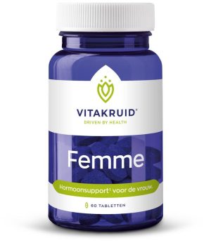 Femme Hormoonsupport Voor De Vrouw (Vitakruid) 60 Tabletten