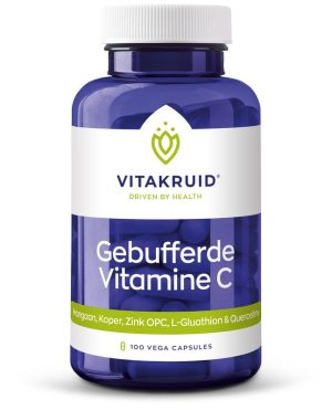 Gebufferde Vitamine C (Vitakruid) 100 of 150 capsules