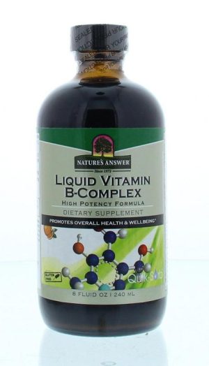 Vloeibaar Vitamine B-complex - Liquid Vitamin B (Nature's Answer) 240ml