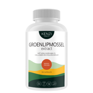 Groenlipmossel Extract met MSM, Kurkuma en Hyaloranzuur (Kenzi) 90 capsules