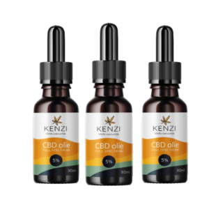 CBD olie 5% Full Spectrum 30ml (Kenzi) 3 flesjes (van 187,50 voor 132,50 )