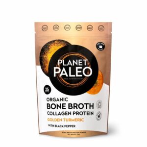 Organic Bone Broth Golden Turmeric - Collagen/Protein (Planet Paleo) 225gr