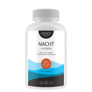 Nacht Complex met 5-HTP, Gaba, L-Theanine en Valeriaan (Kenzi) 60 caps