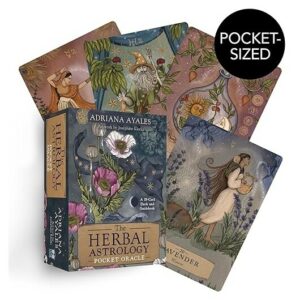 Herbal Astrology Oracle (Anima Mundi) Card Deck en Guidebook Pocket Size