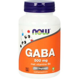 GABA 500 mg Aminozuurpreparaat (NOW Foods) 100 Caps