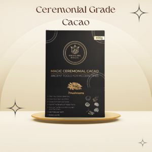 Ceremoniële Cacao Pasta  7 Mushrooms (Medicine Magic) 400 gram