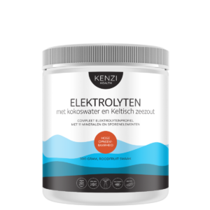 Elektrolyten Complex (met Kokoswater en Keltisch Zeezout) Roodfruit (Kenzi) 300 gram