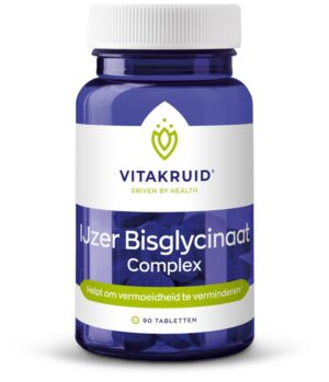 IJzer Bisglycinaat 28 Complex (Vitakruid) met Koper Vitamine C