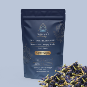 Butterfly Pea Flower Dried Bio (Amaya's Alchemy) 50 gram - Vlindererwt hele bloem gedroogd - Blue Matcha