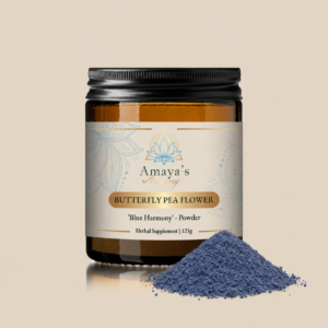 Butterfly Pea Flower Poeder Bio (Amaya's Alchemy) 125 gram - Vlindererwt Poeder - Blue Matcha